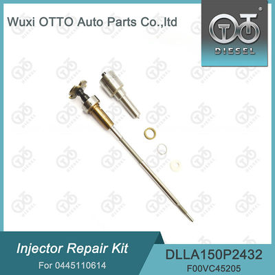 Injector Repair Kit 0445110614 Termasuk Nozzle DLLA150P2432 Dan Valve F00VC01200 Untuk Bagian FIAT