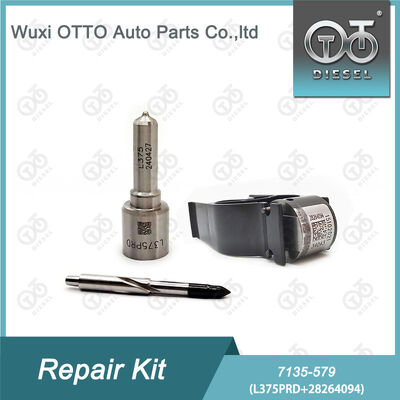 7135-579 Delphi Injector Repair Kit dengan L375PRD Nozzle dan 28264094 Control Valve untuk Mesin Diesel