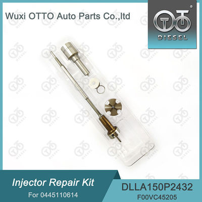 Injector Repair Kit 0445110614 Termasuk Nozzle DLLA150P2432 Dan Valve F00VC01200 Untuk Bagian FIAT