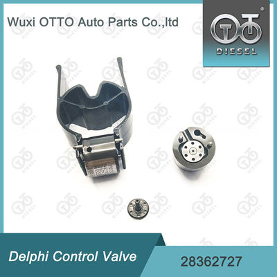 Katup kontrol injektor Delphi baja berkecepatan tinggi berlapis hitam Model 28362727 untuk Injektor Common Rail