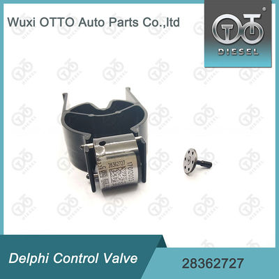Katup kontrol injektor Delphi baja berkecepatan tinggi berlapis hitam Model 28362727 untuk Injektor Common Rail