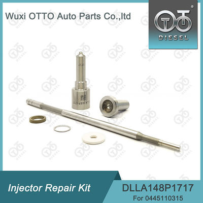 0445110315 Kit Perbaikan Injektor Dengan DLLA148P1717 Nozzle Dan F00VC01329 Control Valve.