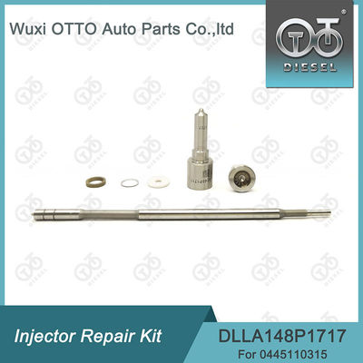 0445110315 Kit Perbaikan Injektor Dengan DLLA148P1717 Nozzle Dan F00VC01329 Control Valve.