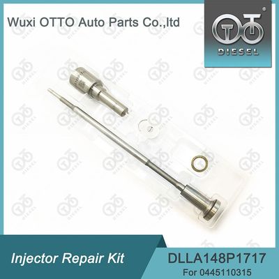 0445110315 Kit Perbaikan Injektor Dengan DLLA148P1717 Nozzle Dan F00VC01329 Control Valve.