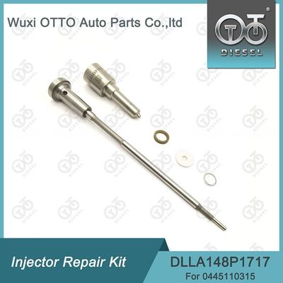 0445110315 Kit Perbaikan Injektor Dengan DLLA148P1717 Nozzle Dan F00VC01329 Control Valve.