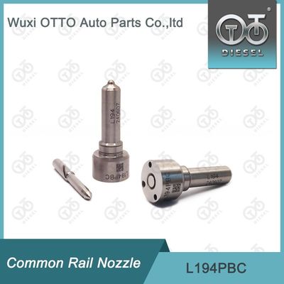High Speed Steel Delphi Common Rail Nozzle L194PBC untuk BEBE4D24003 dengan Silver Finish