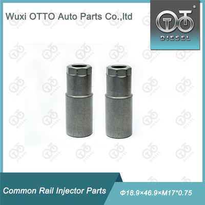 Mur baut tutup nosel injektor bahan bakar diesel baja kecepatan tinggi Ukuran Φ18.9×46.9×M17*0.75 untuk Injektor Piezo dengan Kantong Plastik dalam Kemasan Kotak Kertas