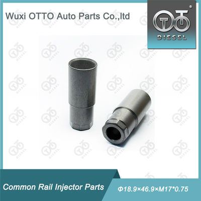 Mur baut tutup nosel injektor bahan bakar diesel baja kecepatan tinggi Ukuran Φ18.9×46.9×M17*0.75 untuk Injektor Piezo dengan Kantong Plastik dalam Kemasan Kotak Kertas