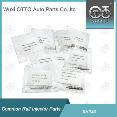 Kit Shim Injektor Common Rail Φ2.0 Washer Penyetel Perbaikan 2.70-3.40mm (0.05mm) 3.65-3.95mm (0.05mm), 50pcs/Tas