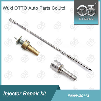 Kit Perbaikan Injektor Common Rail F00VW30113 Termasuk Tutup Katup T614 Untuk Injektor 0445110583 / 584 / 338002F610