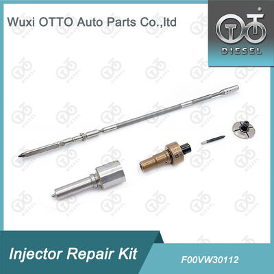 F00VW30112 Kit Perbaikan Injektor untuk Injektor 0445110581 Termasuk Nosel F00VW30112 dan Tutup Katup T614