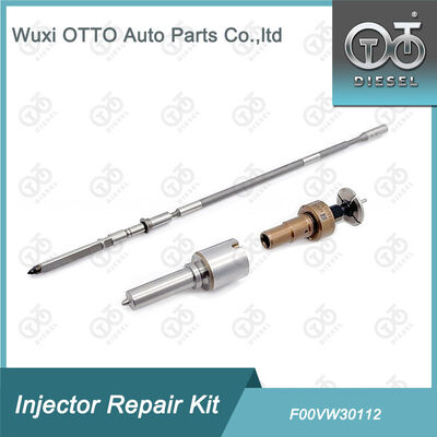 F00VW30112 Kit Perbaikan Injektor untuk Injektor 0445110581 Termasuk Nosel F00VW30112 dan Tutup Katup T614