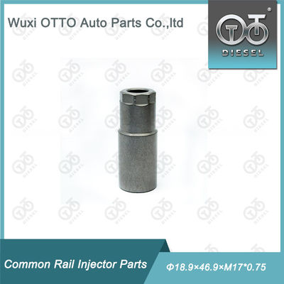 Injektor Bahan Bakar Diesel Nozzle Cap Nut Ukuran Φ18.9×46.9×M17*0.75 Untuk Injektor Piezo