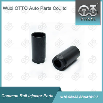High Speed Steel Diesel Common Rail Injector Spare Parts Nozzle Nut, Ukuran Φ16.95×33.82×M15*0.5