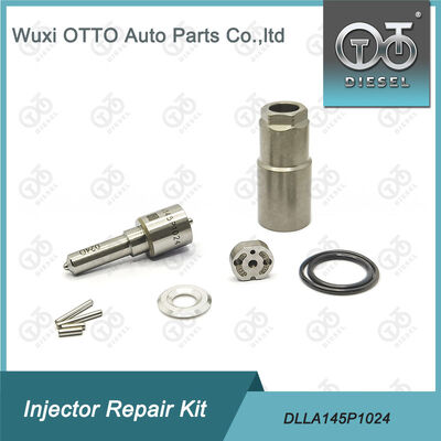 Denso Diesel Injector Repair Kit dengan DLLA145P1024 Nozzle untuk 23670-0L010 Model dalam baja berkecepatan tinggi